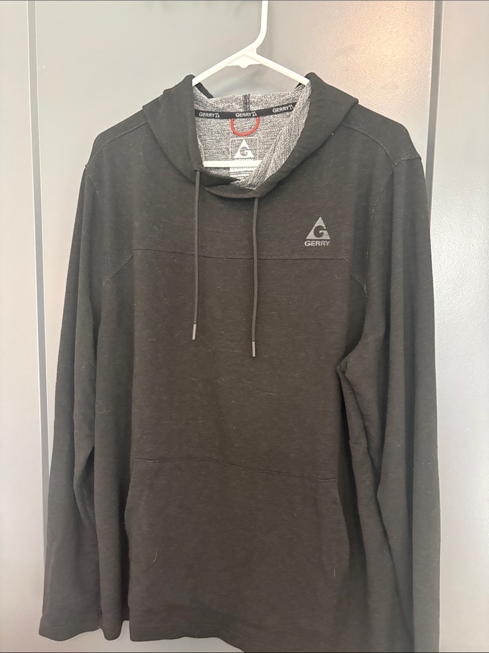 Gerry Weber Men's Dark Gray Hooded Sweatshirt with Logo